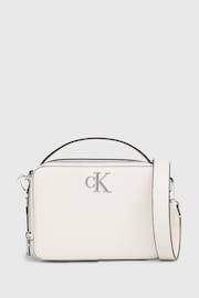 Calvin Klein White Minimal Monogram Camera Bag - Image 3 of 5