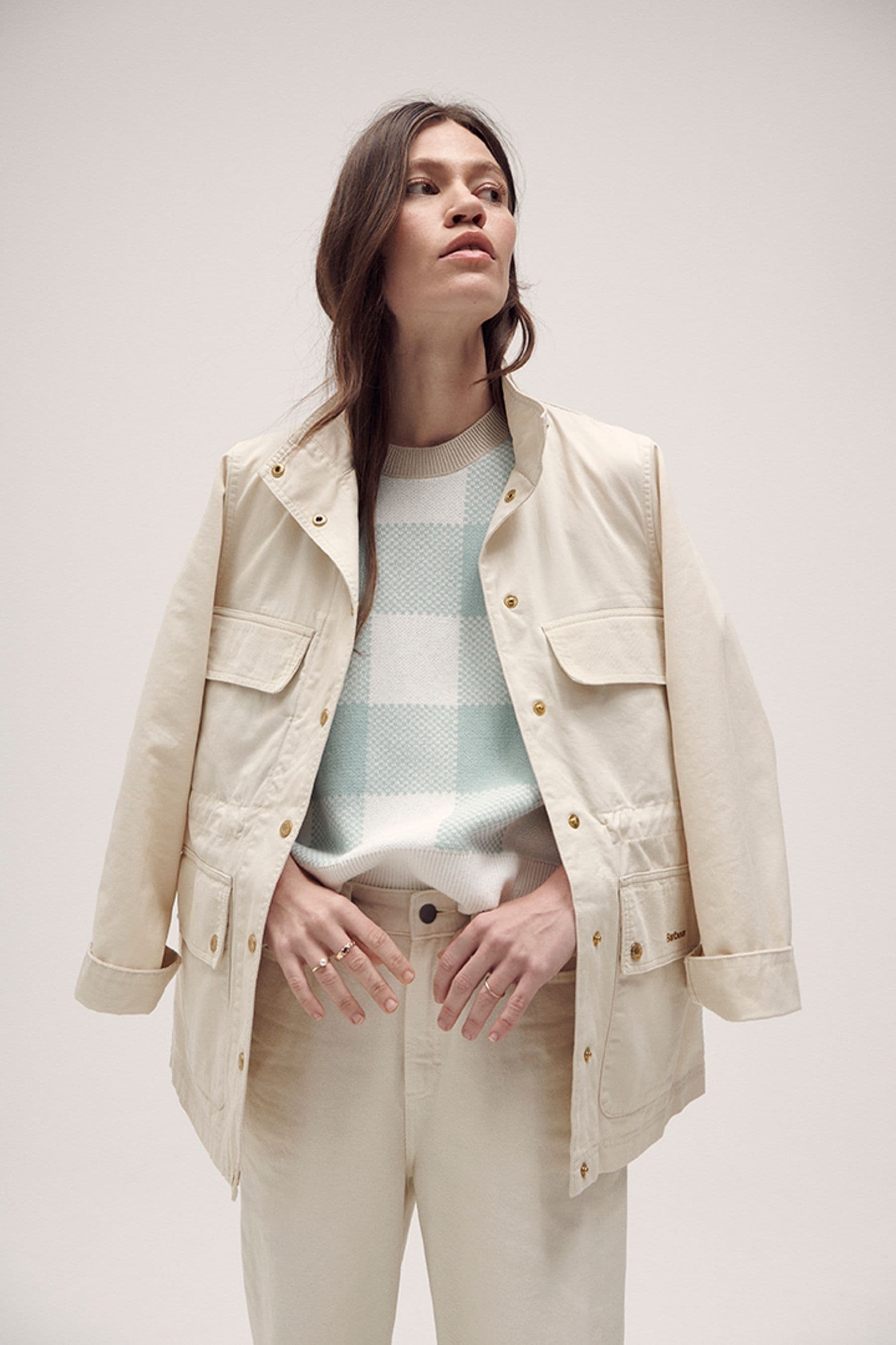 Buy Barbour White Maeva Utility Jacket from the Next UK online shop