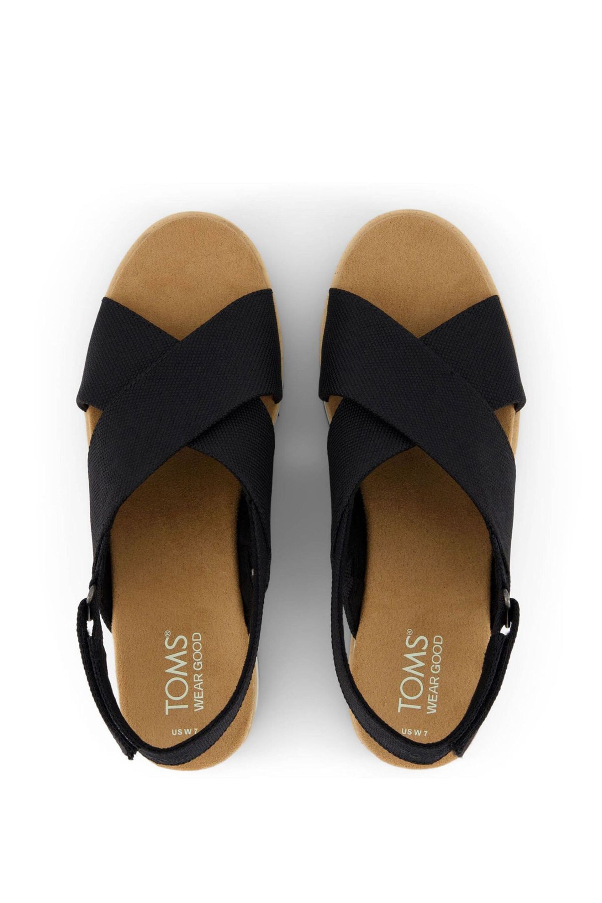 TOMS Natural Diana Crossover Sandals - Image 4 of 5