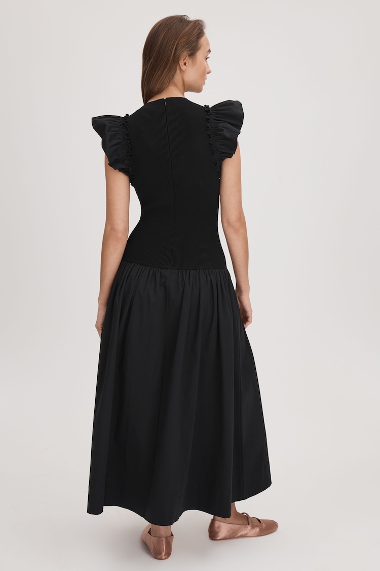 Florere Ruffle Sleeve Midi Dress - Image 5 of 5