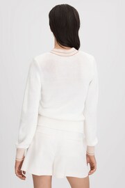 Reiss Tor Contrast V-Neck Jumper - 圖片 5/6