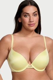 Victoria's Secret Citron Glow Yellow Smooth Plunge Push Up Bra - Image 1 of 3