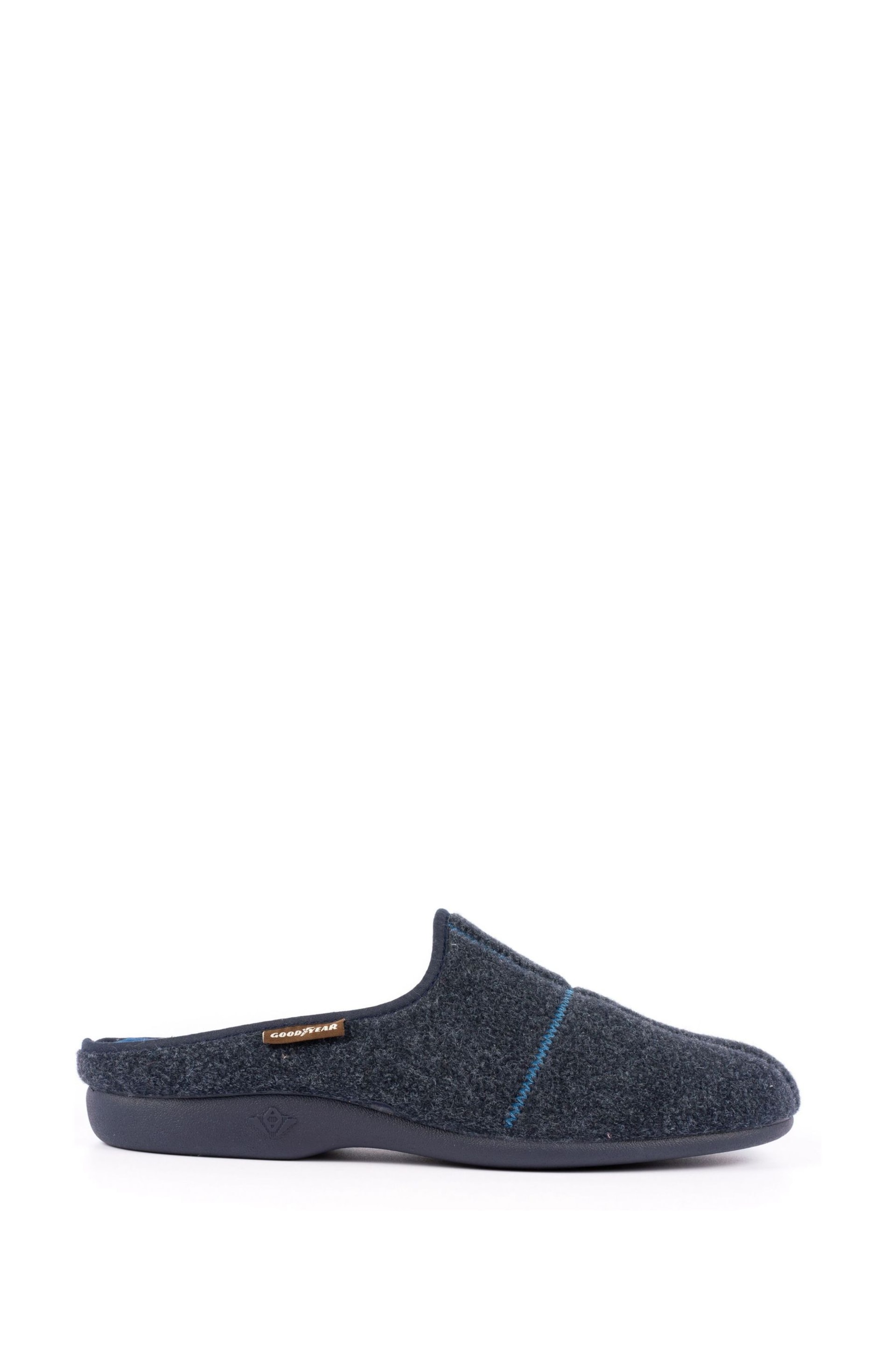 Goodyear Blue Fiasco Mule Slippers - Image 1 of 6