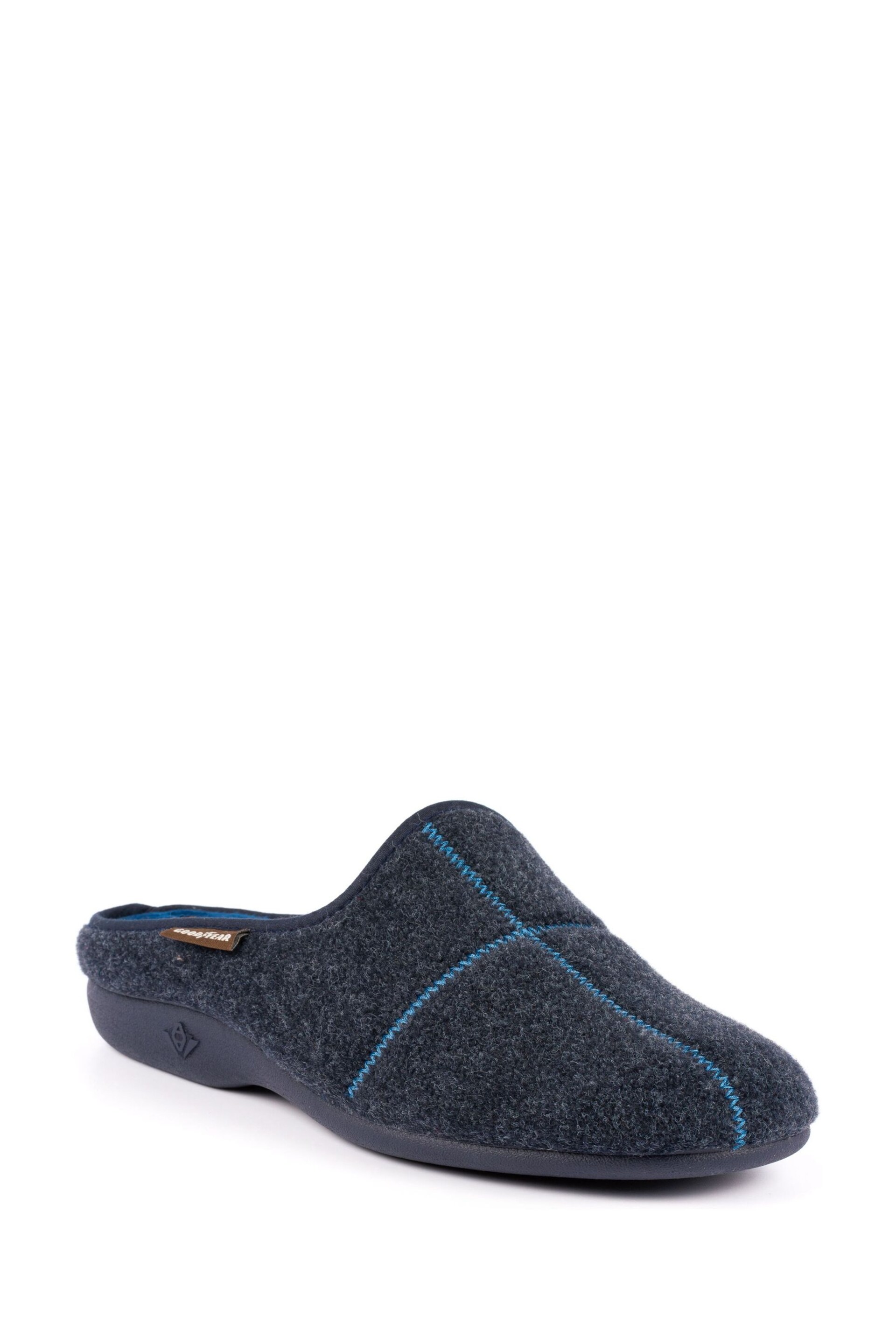 Goodyear Blue Fiasco Mule Slippers - Image 3 of 6