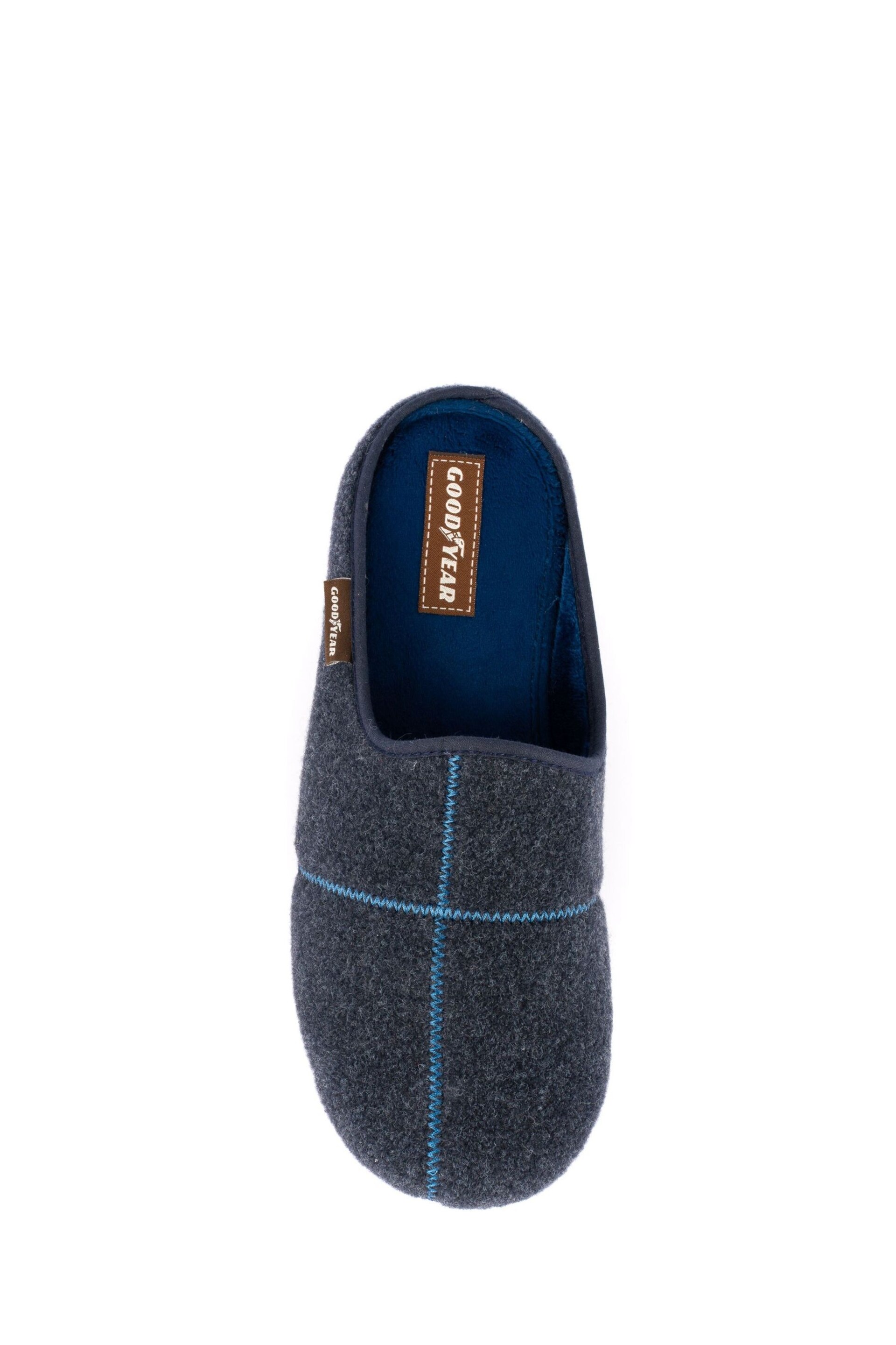 Goodyear Blue Fiasco Mule Slippers - Image 6 of 6