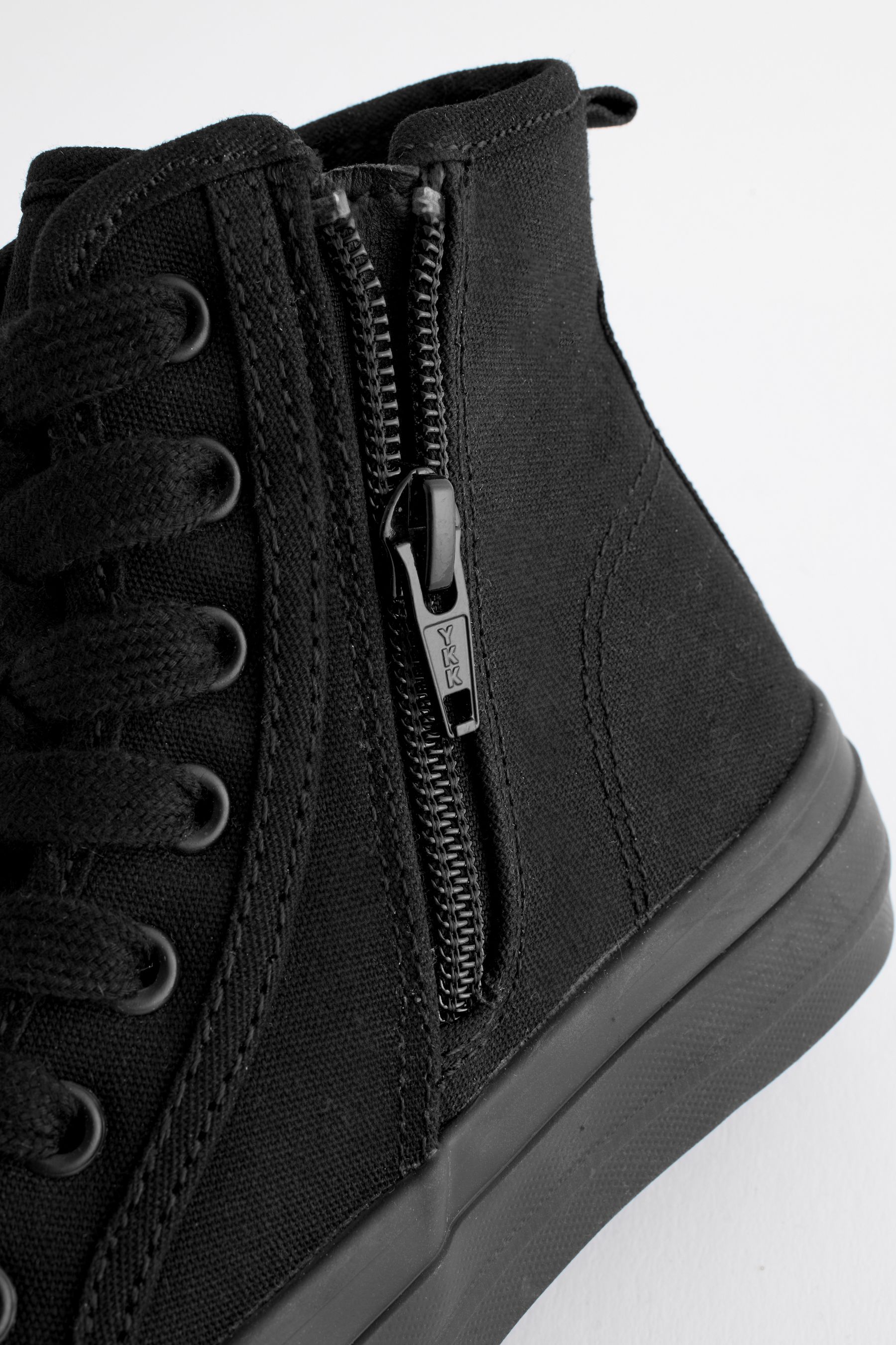 Buy Black School Chunky High Top Trainers from Next United Arab Emirates