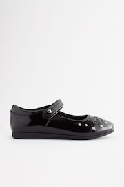 Black Patent Disney Princess Mary Jane School Shoes - Image 2 of 9