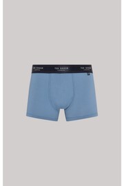 Ted Baker Dark Black Cotton Trunks 3 Pack - Image 2 of 8