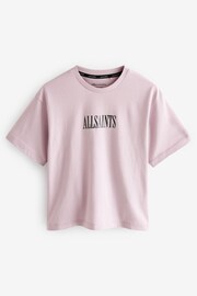 smALLSAINTS Pale Pink/Beast Boys Graphic Oversized Crew T-Shirt - Image 5 of 8