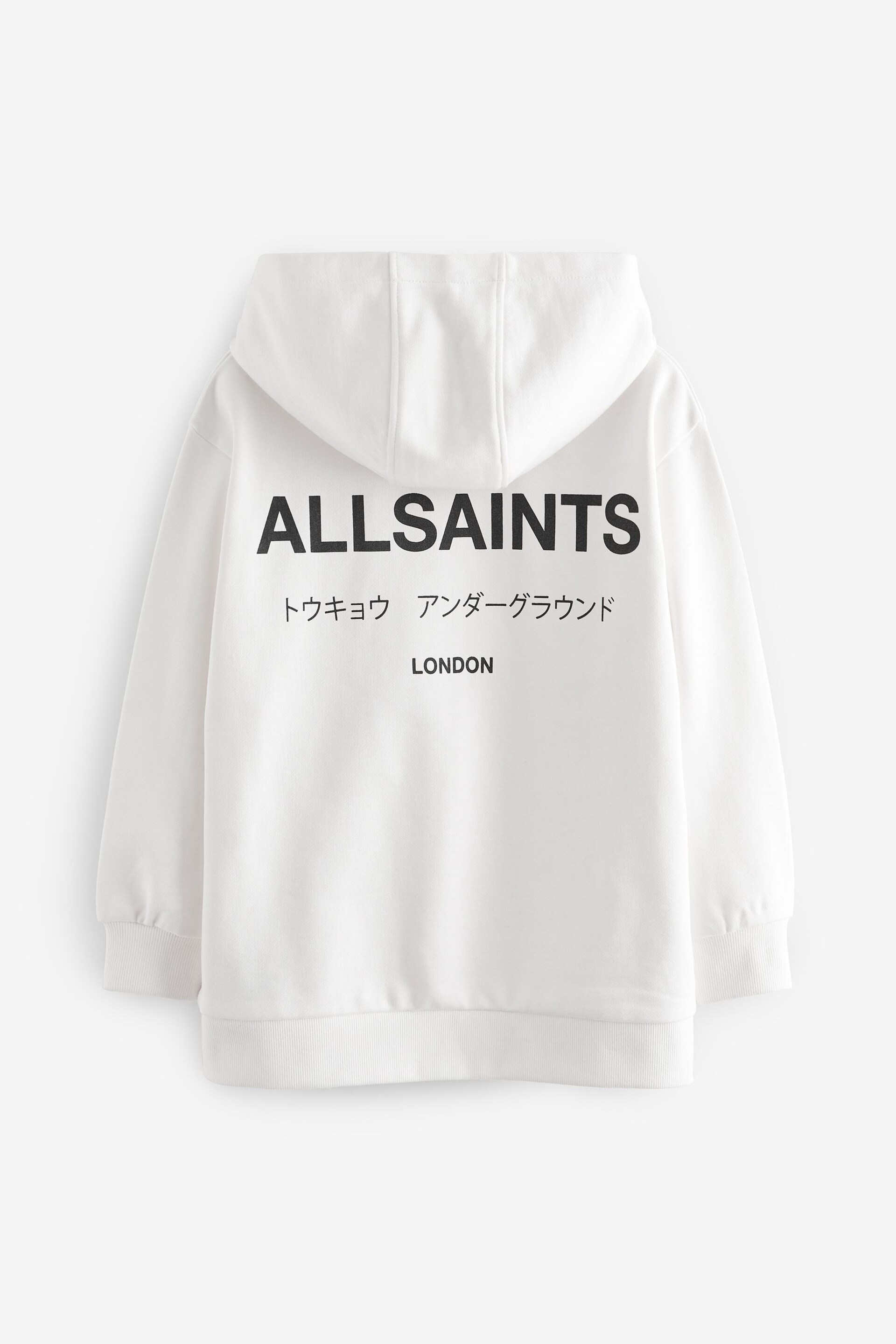 smALLSAINTS White Underground Oversized Pullover Hoodie - Image 5 of 6