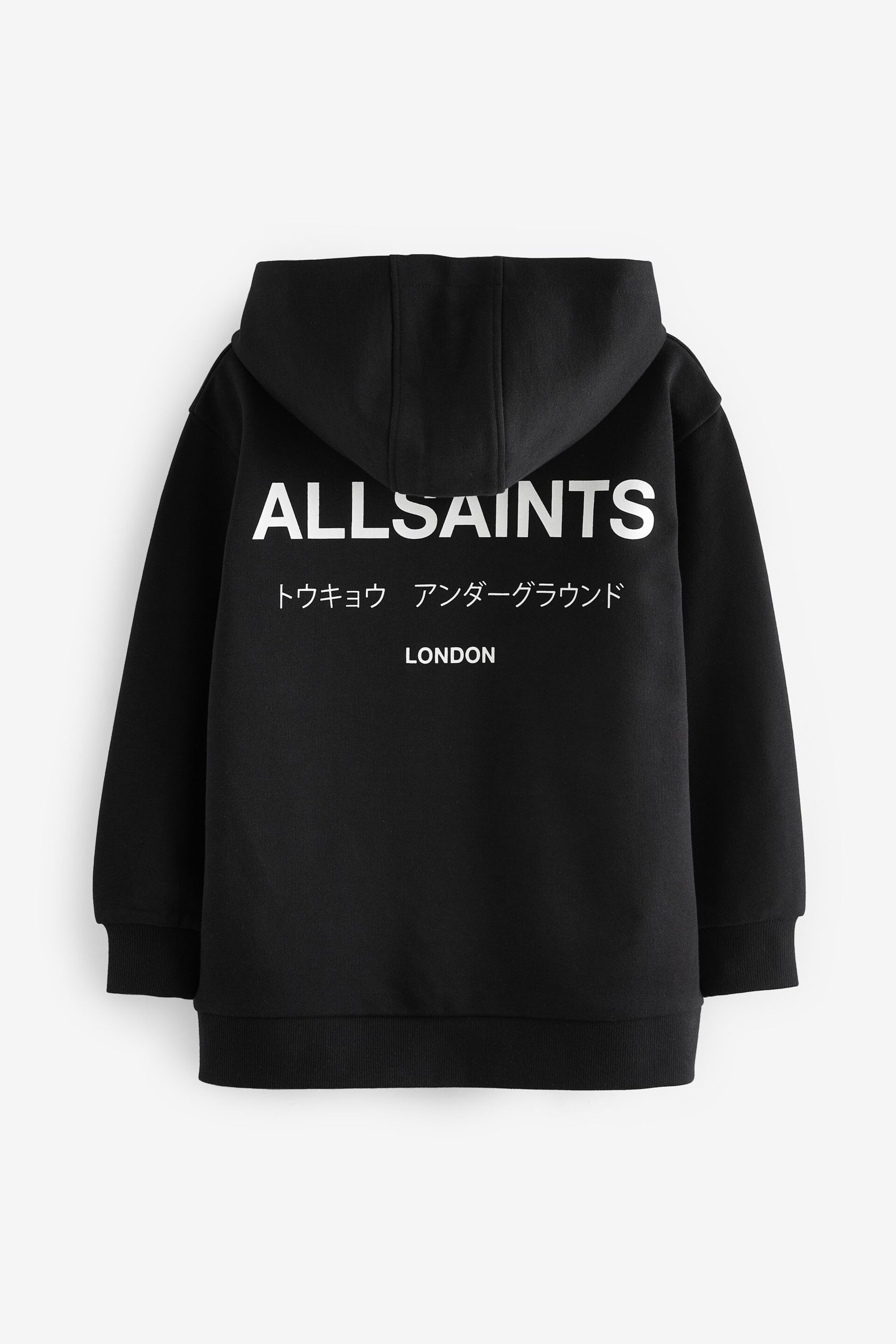 smALLSAINTS Black Underground Oversized Pullover Hoodie - Image 5 of 6