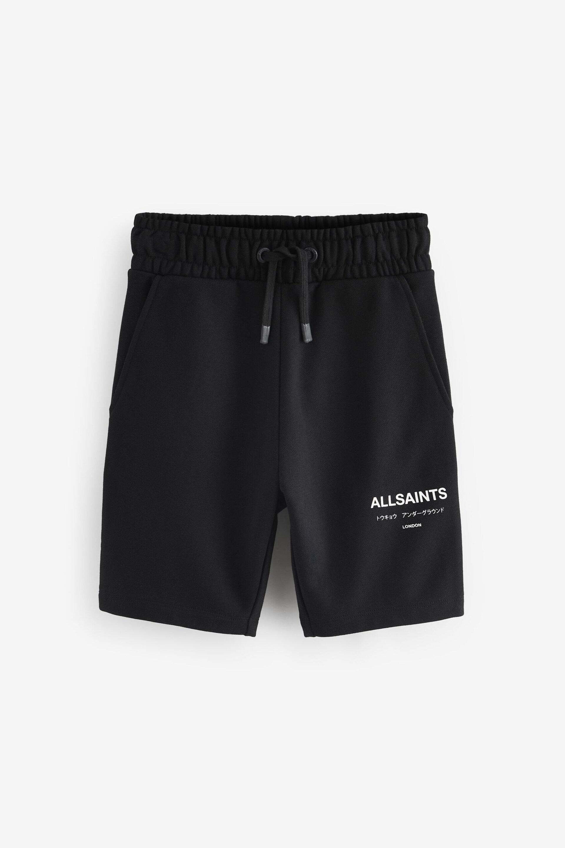 smALLSAINTS Black Underground Sweat Shorts - Image 4 of 7