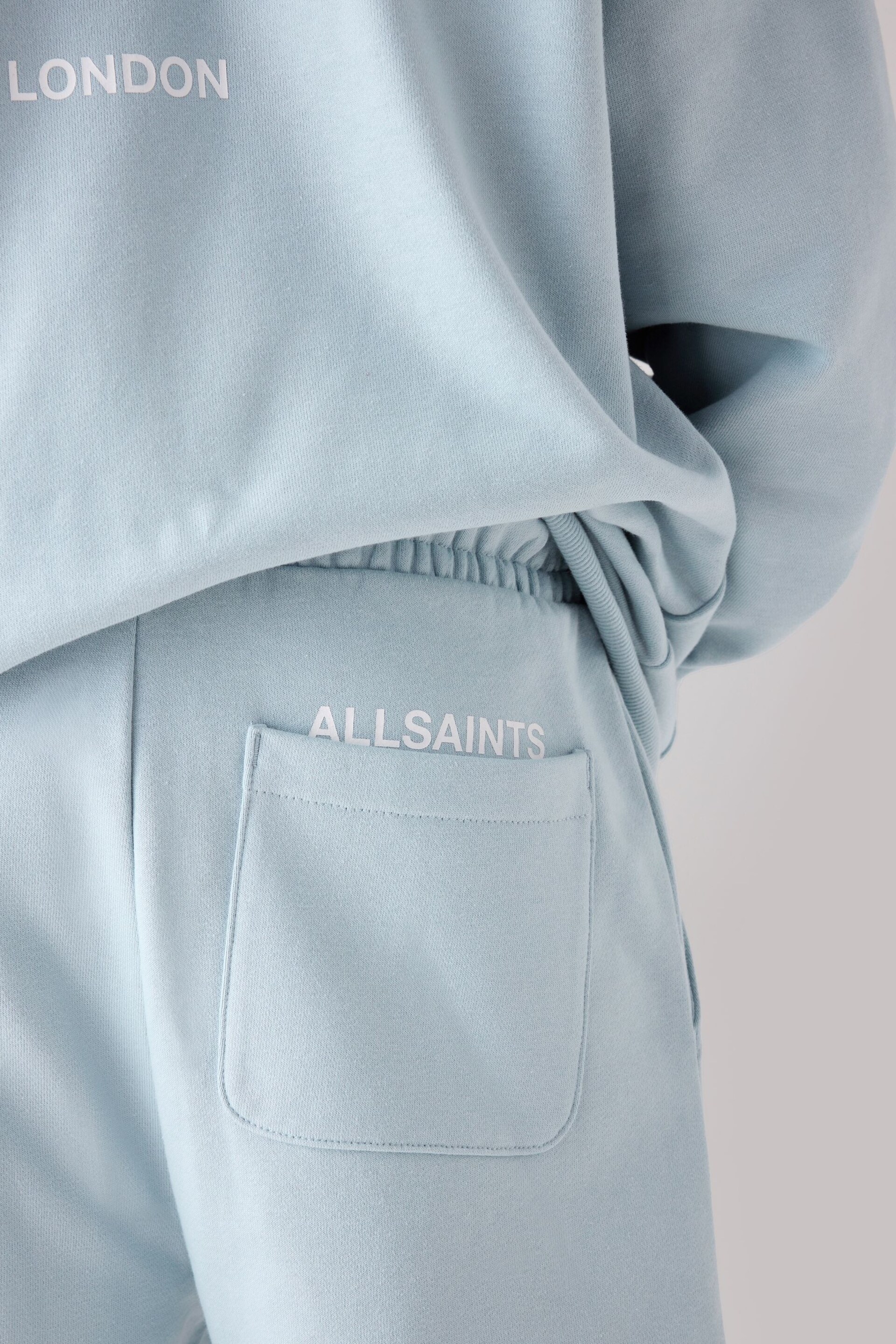 smALLSAINTS Light Blue Underground Sweat Shorts - Image 2 of 7