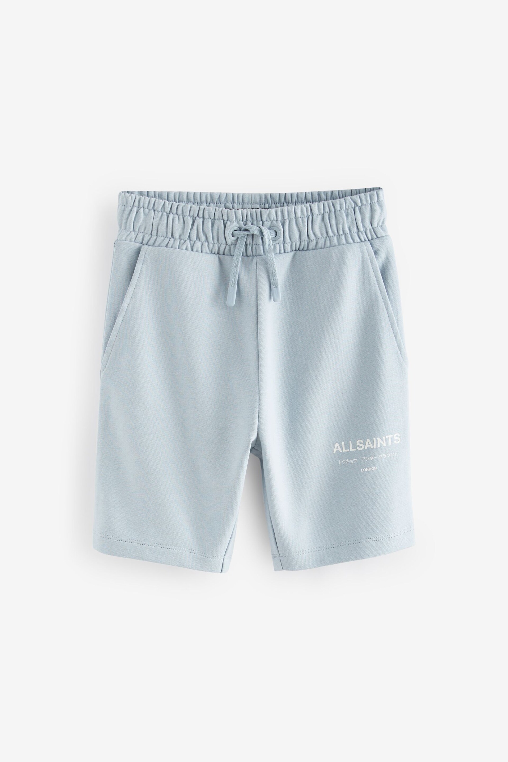 smALLSAINTS Light Blue Underground Sweat Shorts - Image 4 of 7