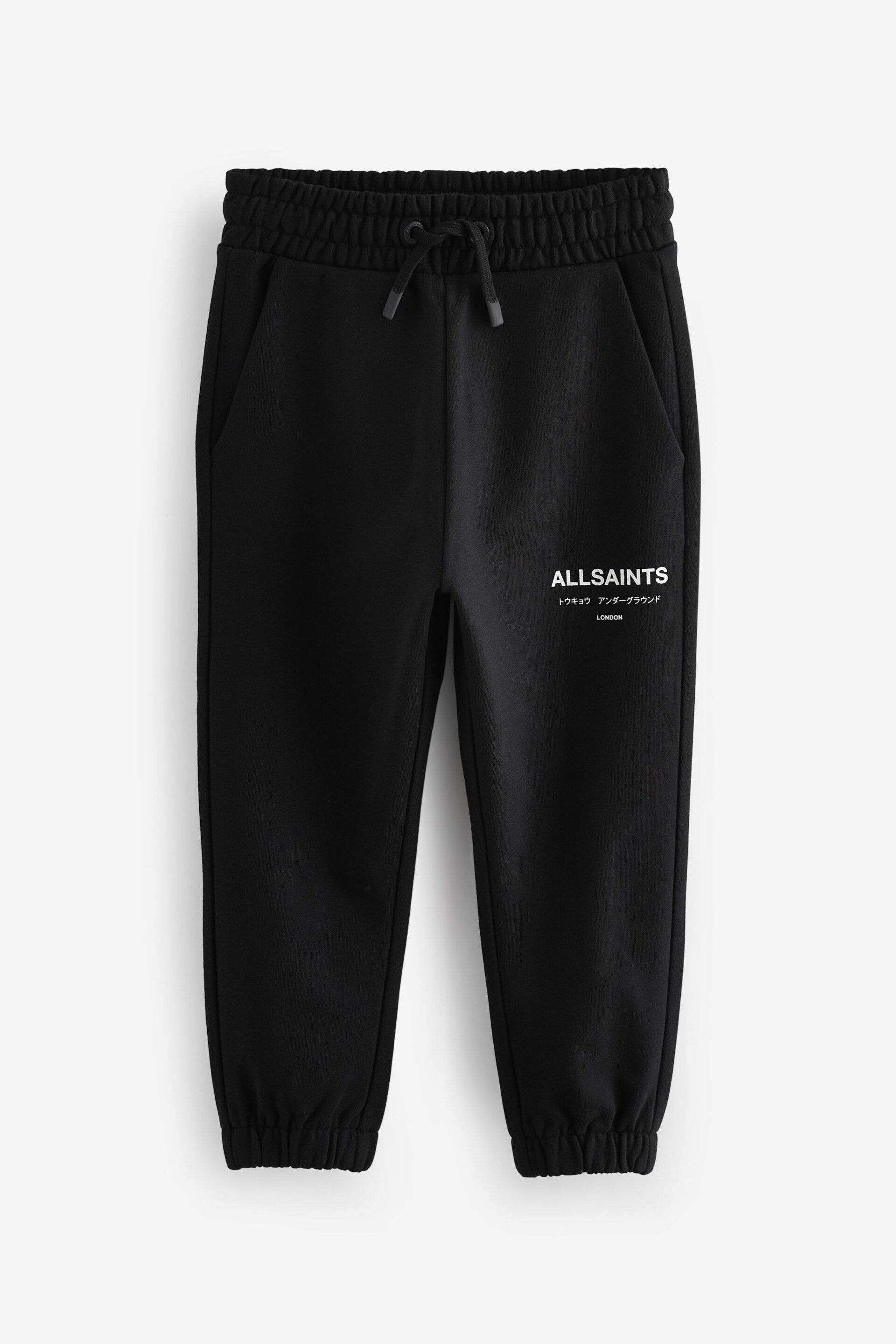 smALLSAINTS Black Underground Straight Cuffed Joggers - Image 4 of 7