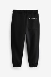 smALLSAINTS Black Underground Straight Cuffed Joggers - Image 5 of 7