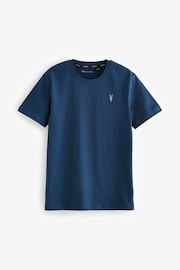 smALLSAINTS Blue Boys Brace Crew 3 Pack T-Shirts - Image 2 of 5