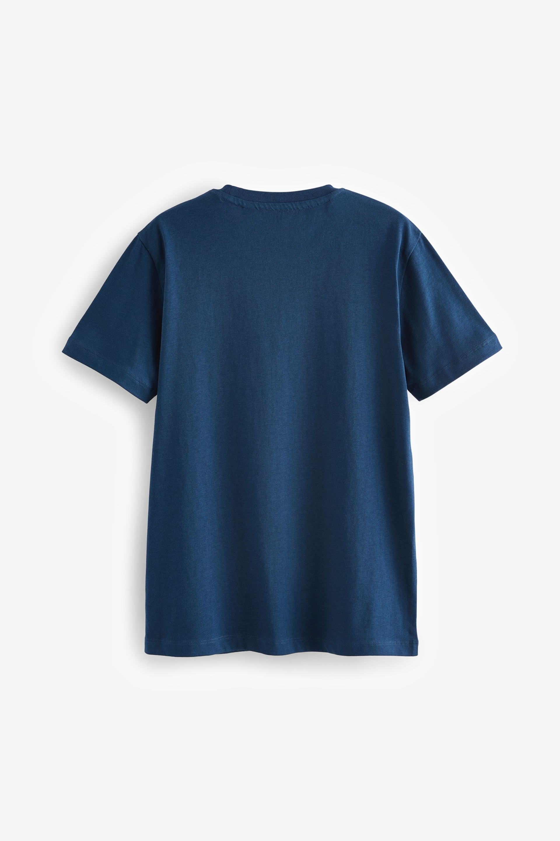 smALLSAINTS Blue Boys Brace Crew 3 Pack T-Shirts - Image 5 of 5