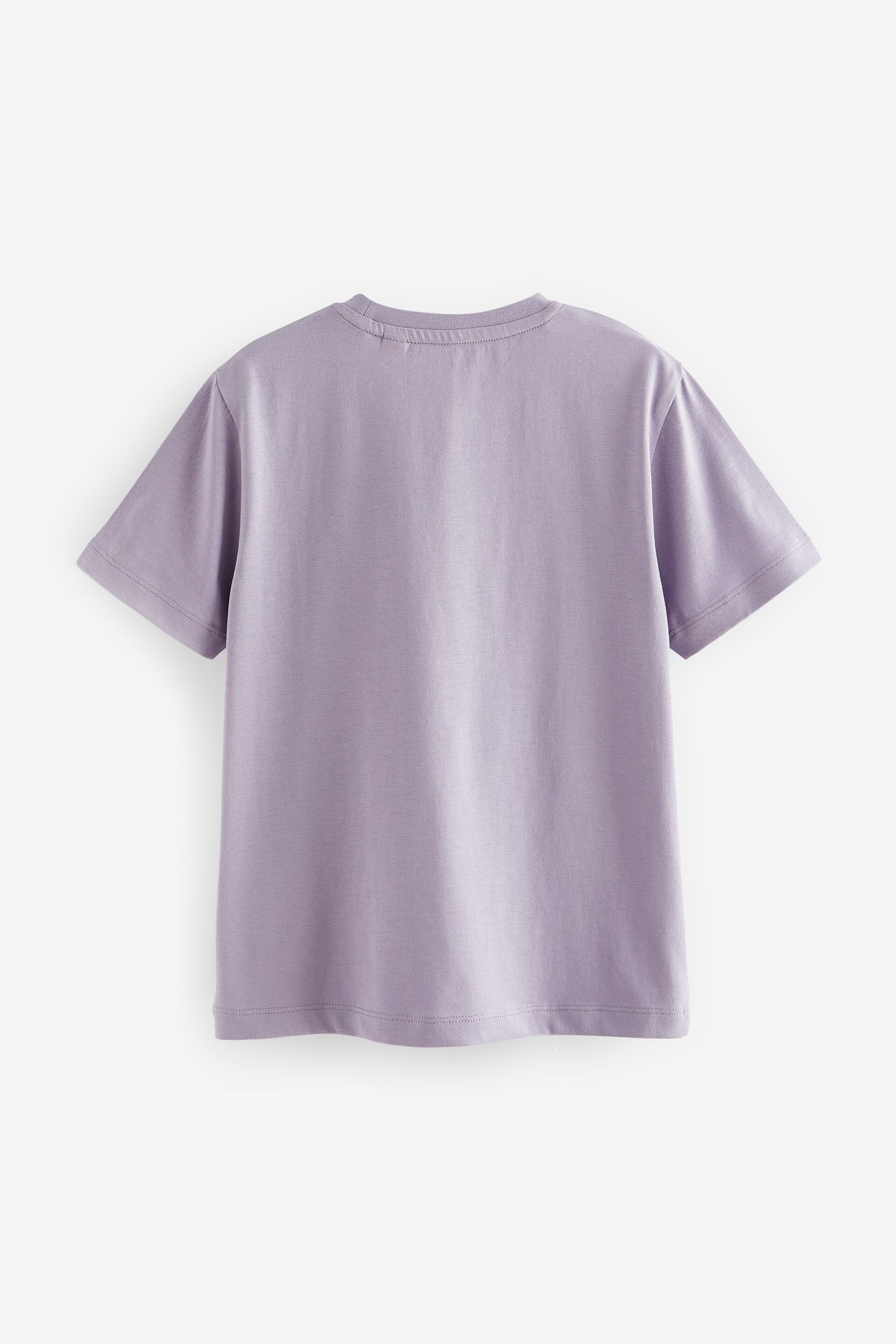 smALLSAINTS Lilac Purple Boys Brace Crew 3 Pack T-Shirts - Image 5 of 6