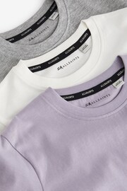 smALLSAINTS Lilac Purple Boys Brace Crew 3 Pack T-Shirts - Image 6 of 6