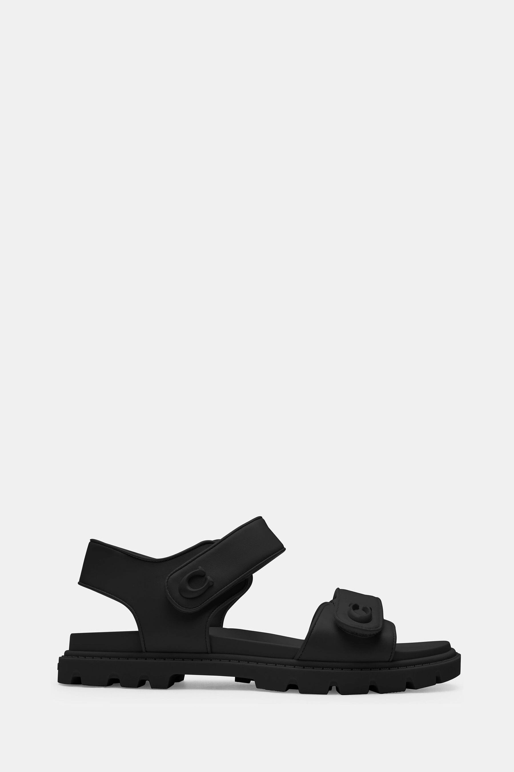 Buy COACH Brynn Leather Black Sandals from Next Ireland