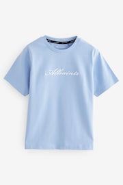 smALLSAINTS Light Blue Girls Graphic Oversized Crew T-Shirt - Image 5 of 7