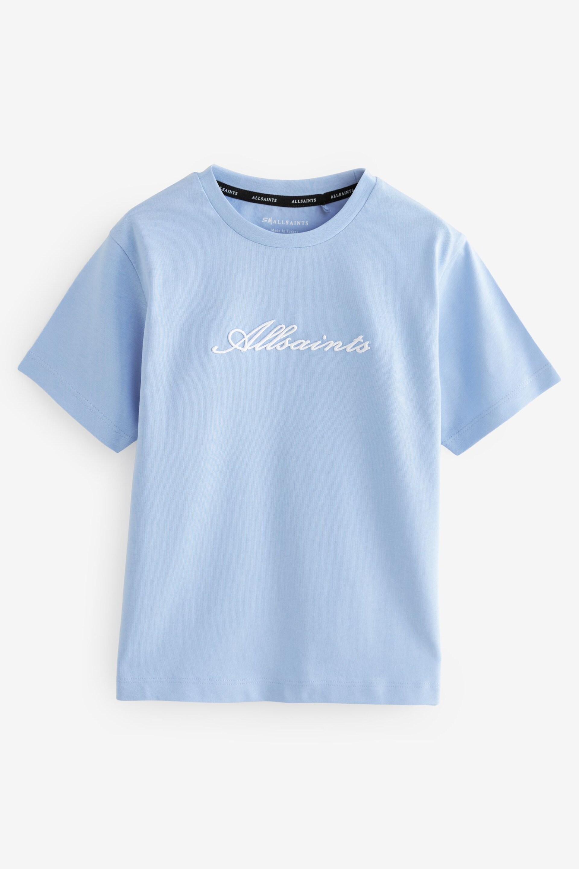 smALLSAINTS Light Blue Girls Graphic Oversized Crew T-Shirt - Image 5 of 7