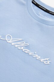 smALLSAINTS Light Blue Girls Graphic Oversized Crew T-Shirt - Image 7 of 7