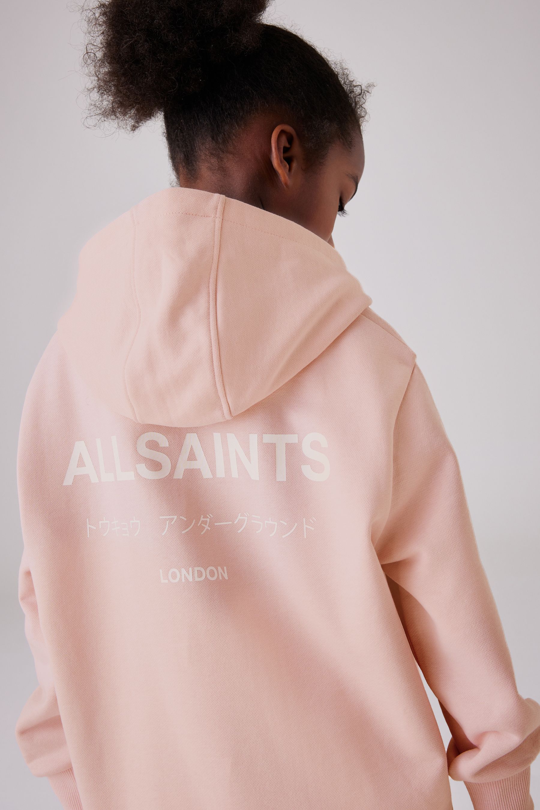 Buy smALLSAINTS Light Pink Girls Underground 100 Cotton Hoodie and Sweat Short Set from the Next UK online shop
