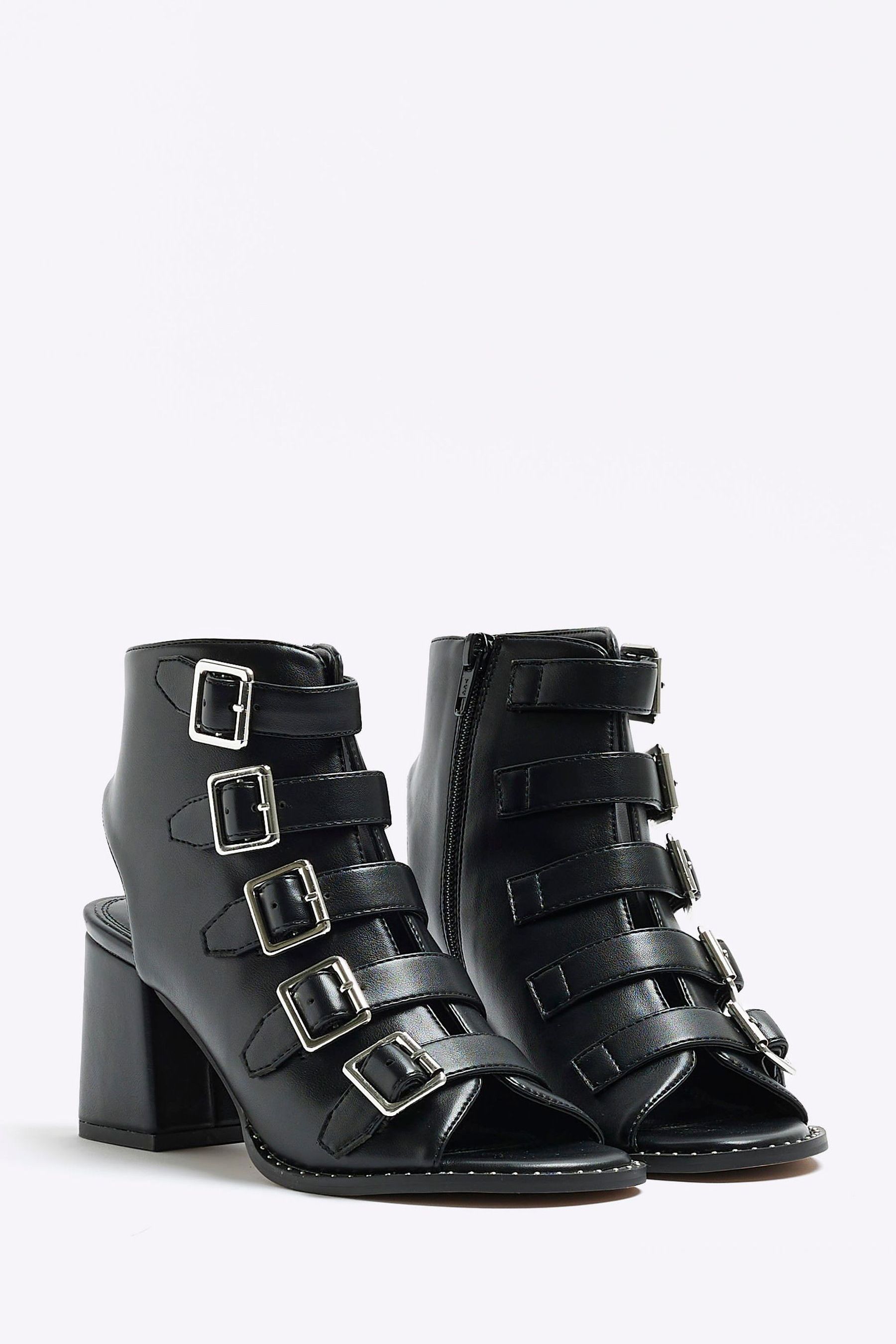 River island open toe boots hotsell