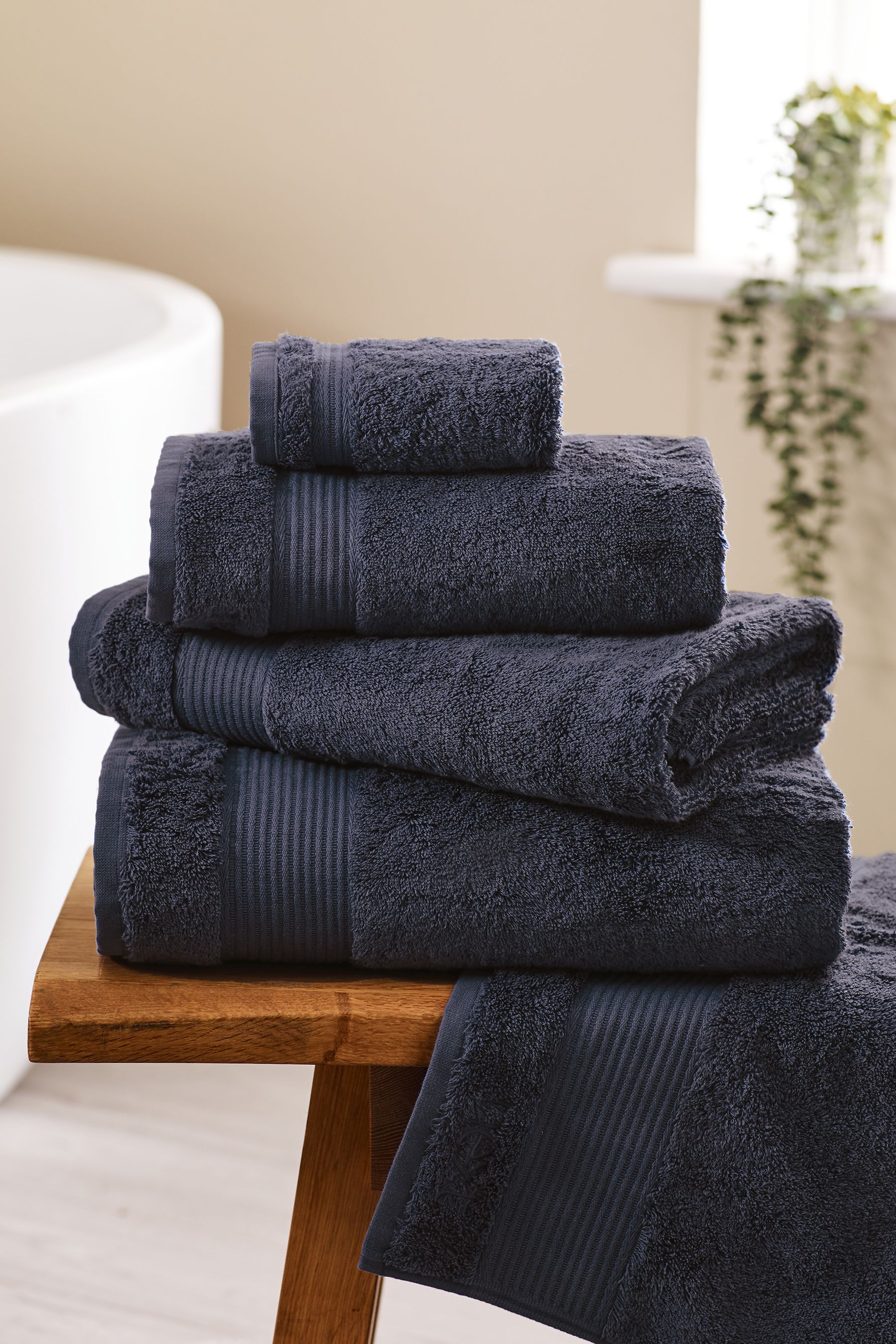 Blue Navy Egyptian 100 Cotton Towel