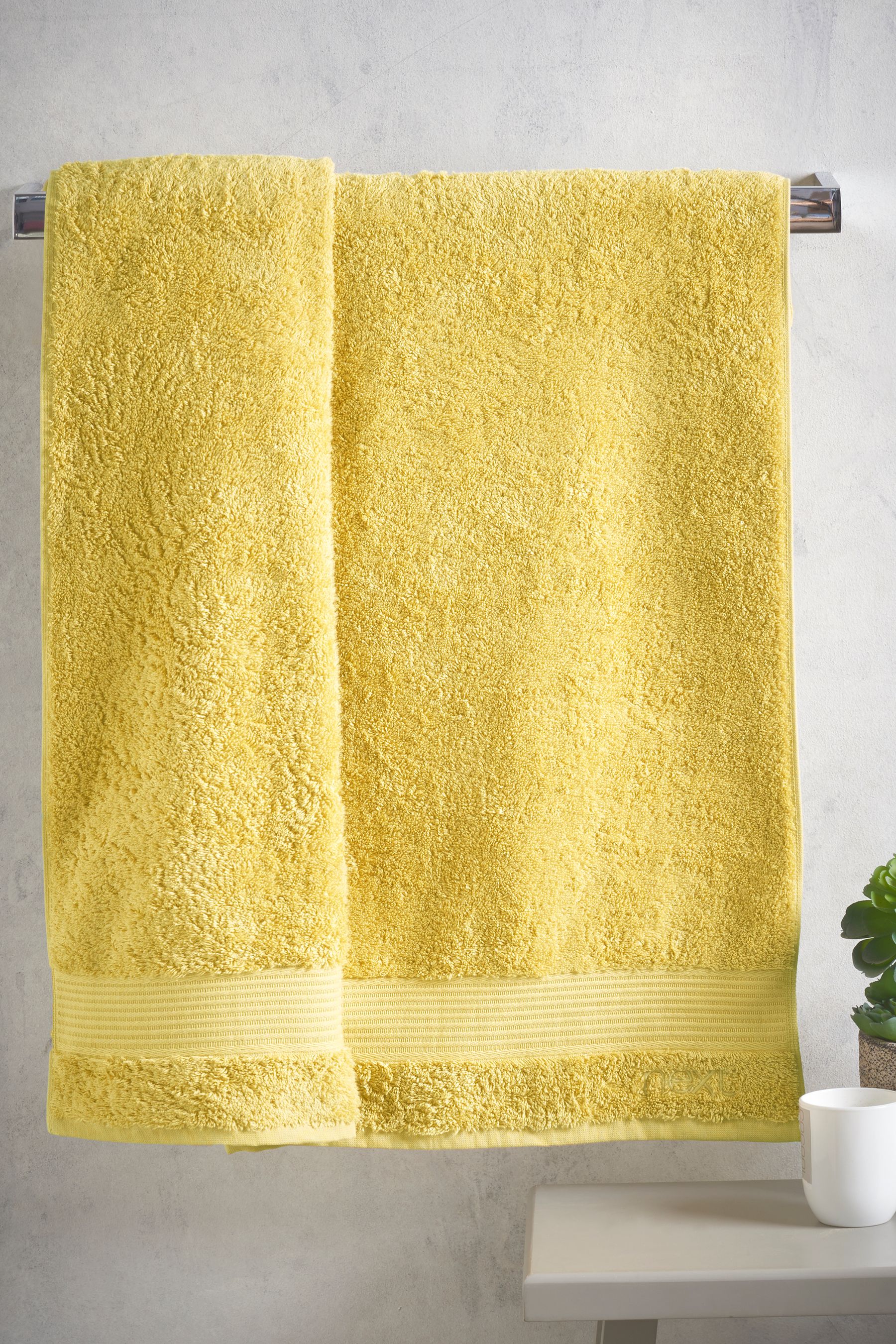 Buy Yellow Bright Egyptian 100 Cotton Towel from Next Ireland