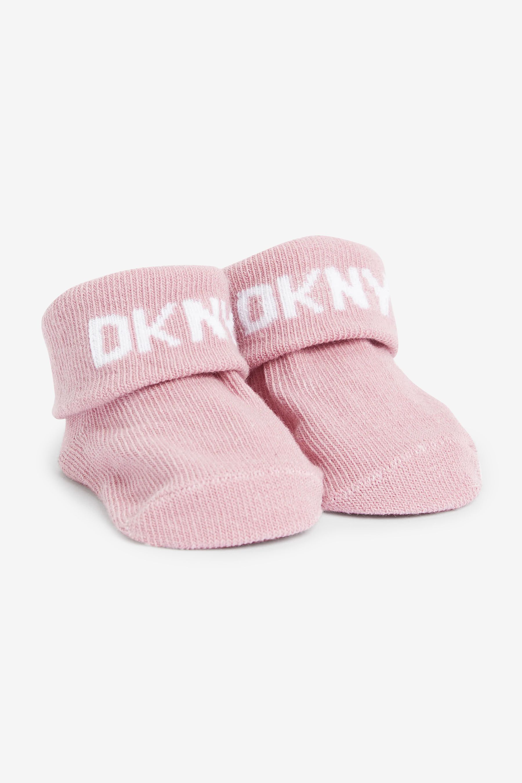 Buy DKNY Jeans Pink Cotton Rich Baby Socks Gift Set 4 Pack from Next Luxembourg