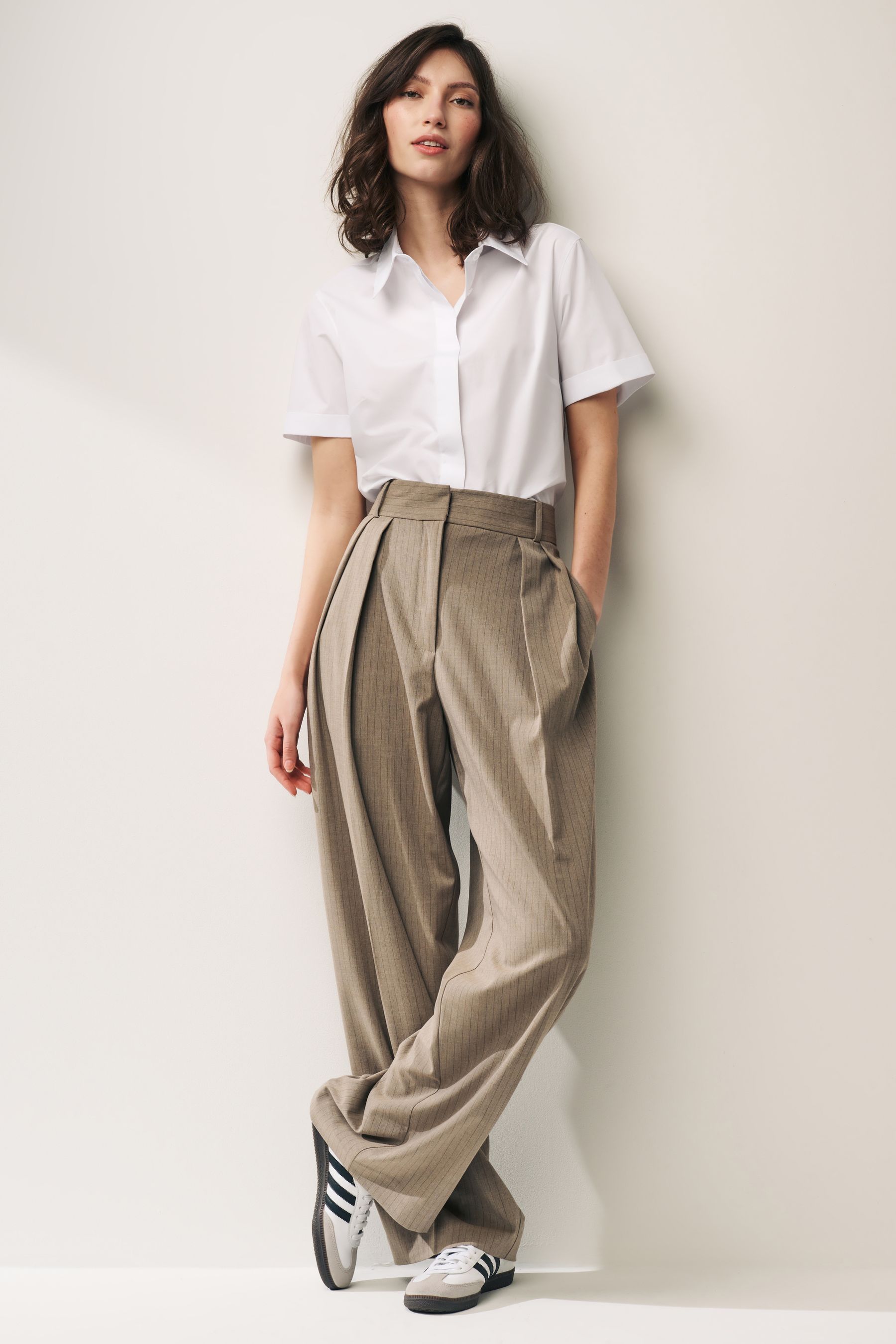 Buy White Short Sleeve Collared Shirt from the Next UK online shop