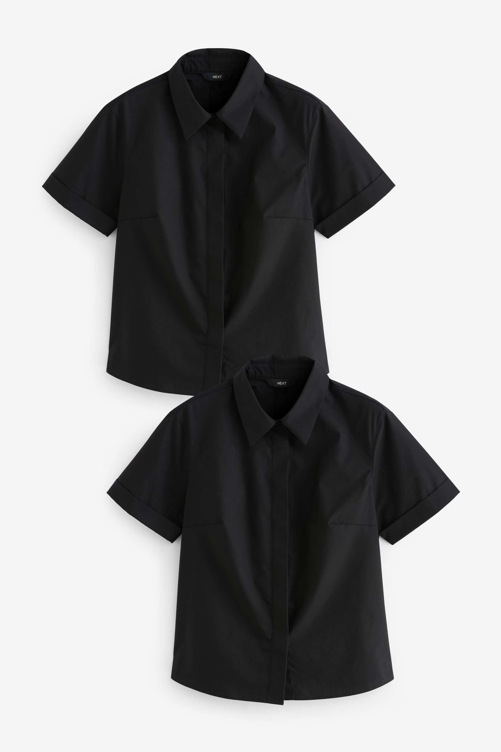 Black Short Sleeve Shirts 2 Pack - Image 5 of 6