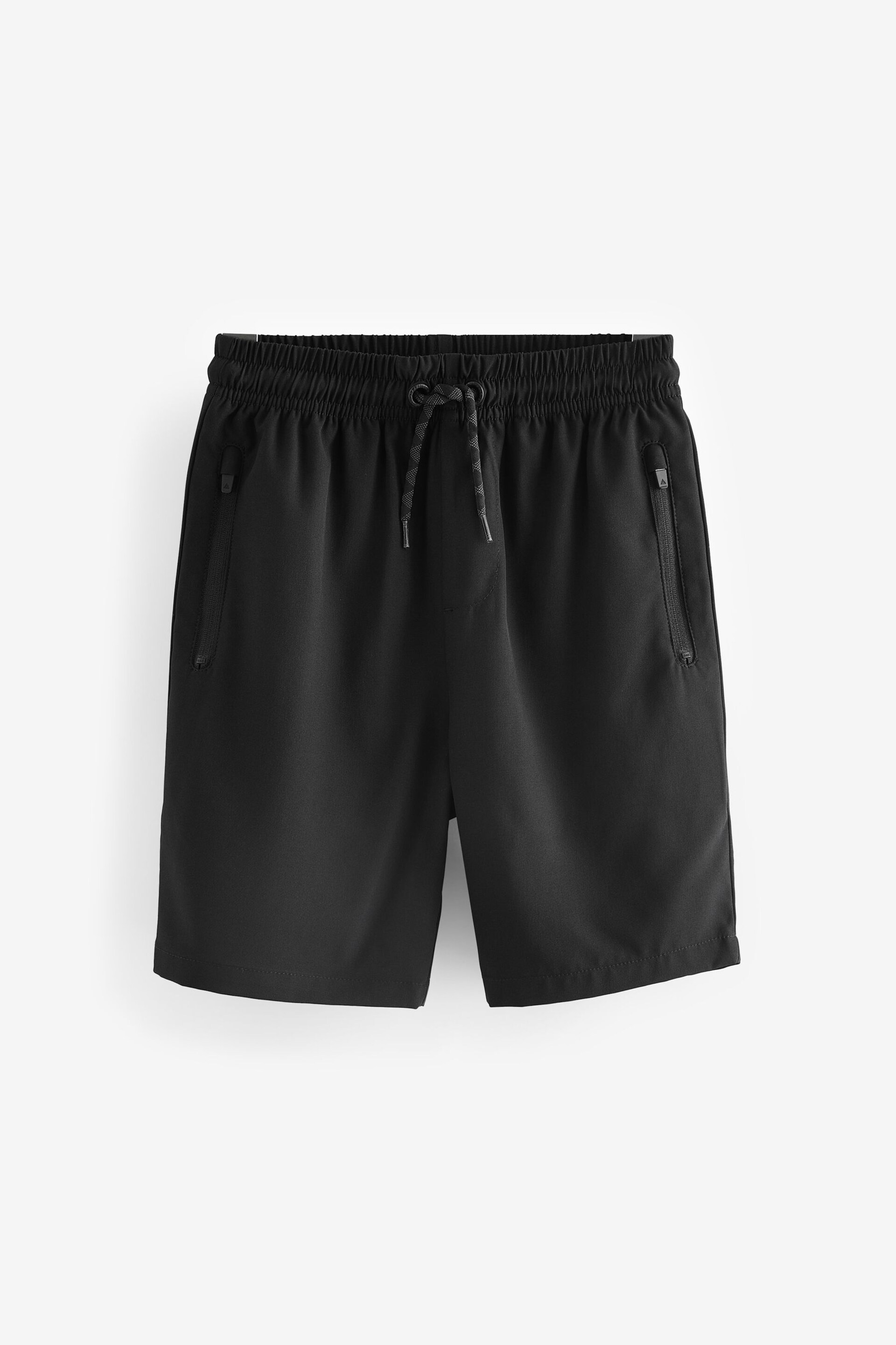 Black Sport Shorts (3-16yrs) - Image 1 of 3