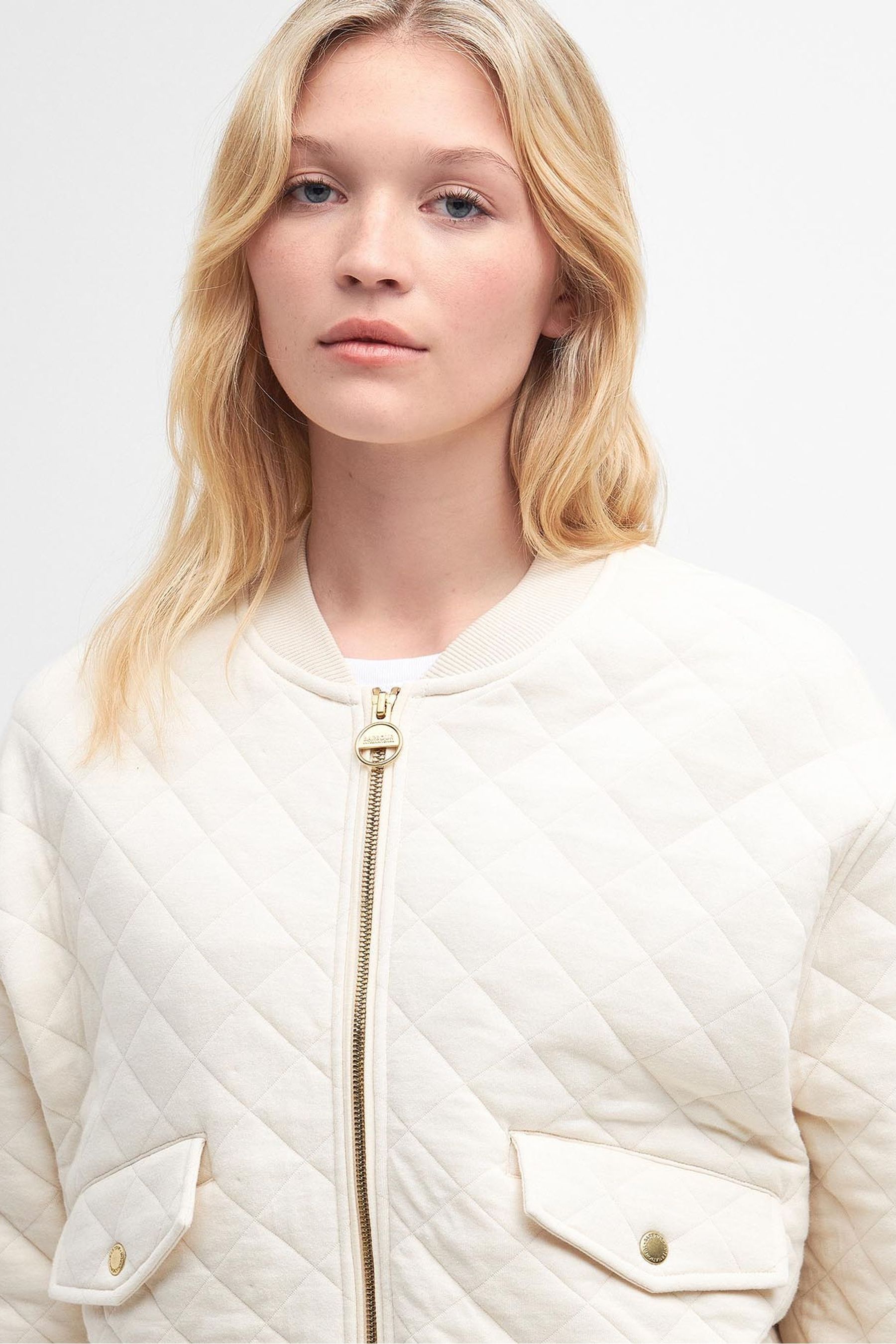 Buy Barbour International Alicia Quilted Bomber Jacket from Next Malta