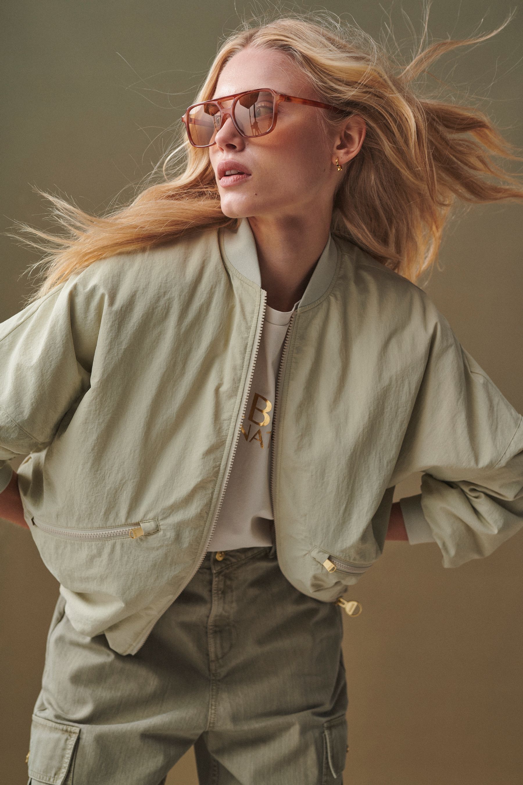 Ladies barbour bomber jacket clearance