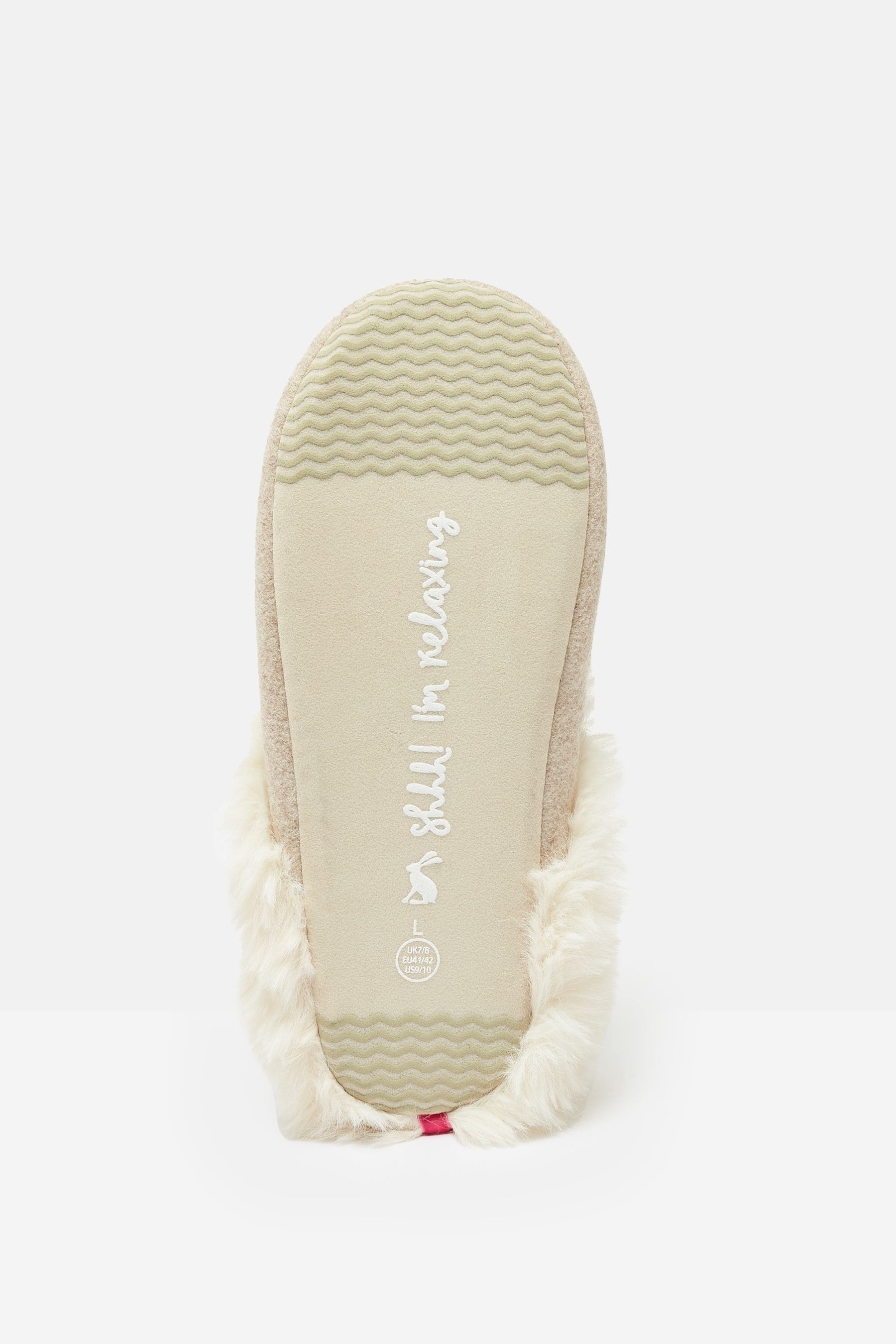 Buy Joules Slippet Luxe Natural Dachshund Embroided Slippers from Next USA