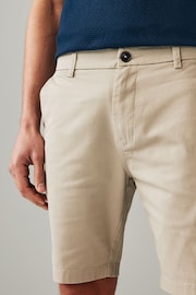 Navy Blue/Grey/Stone Skinny Stretch Chinos Shorts 3 Pack - Image 3 of 15