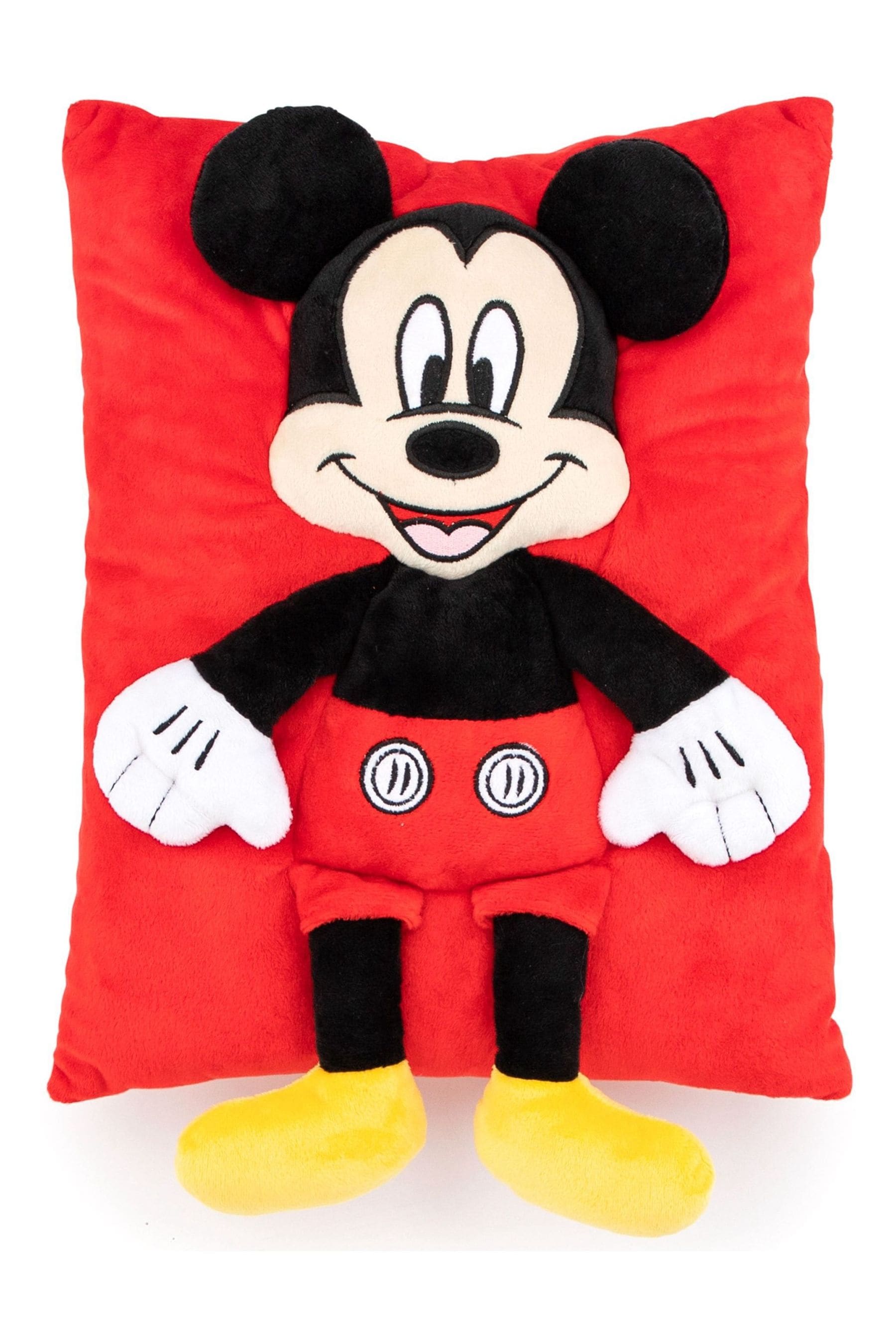 Buy Jay Franco Multi Disney Mickey Mouse Plush Snuggle Pillow Super Soft 3D Bed Cushion from the Next UK online shop