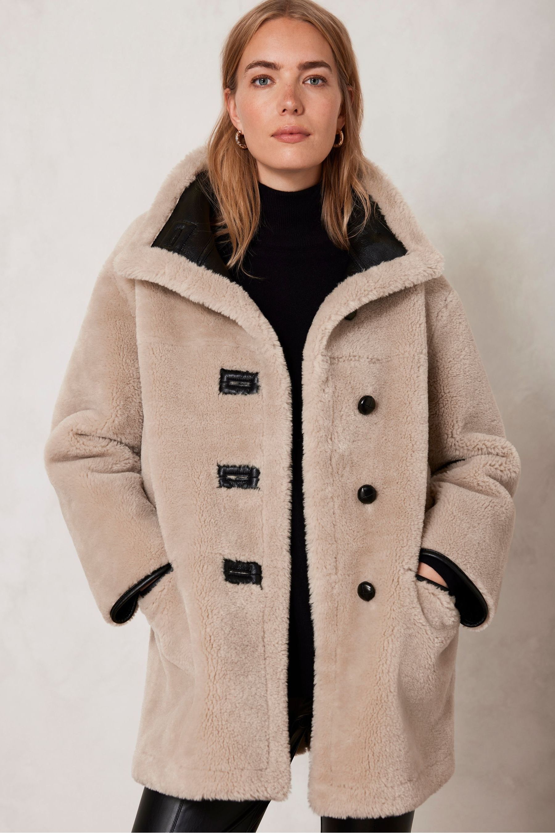 Mint velvet cream coat outlet