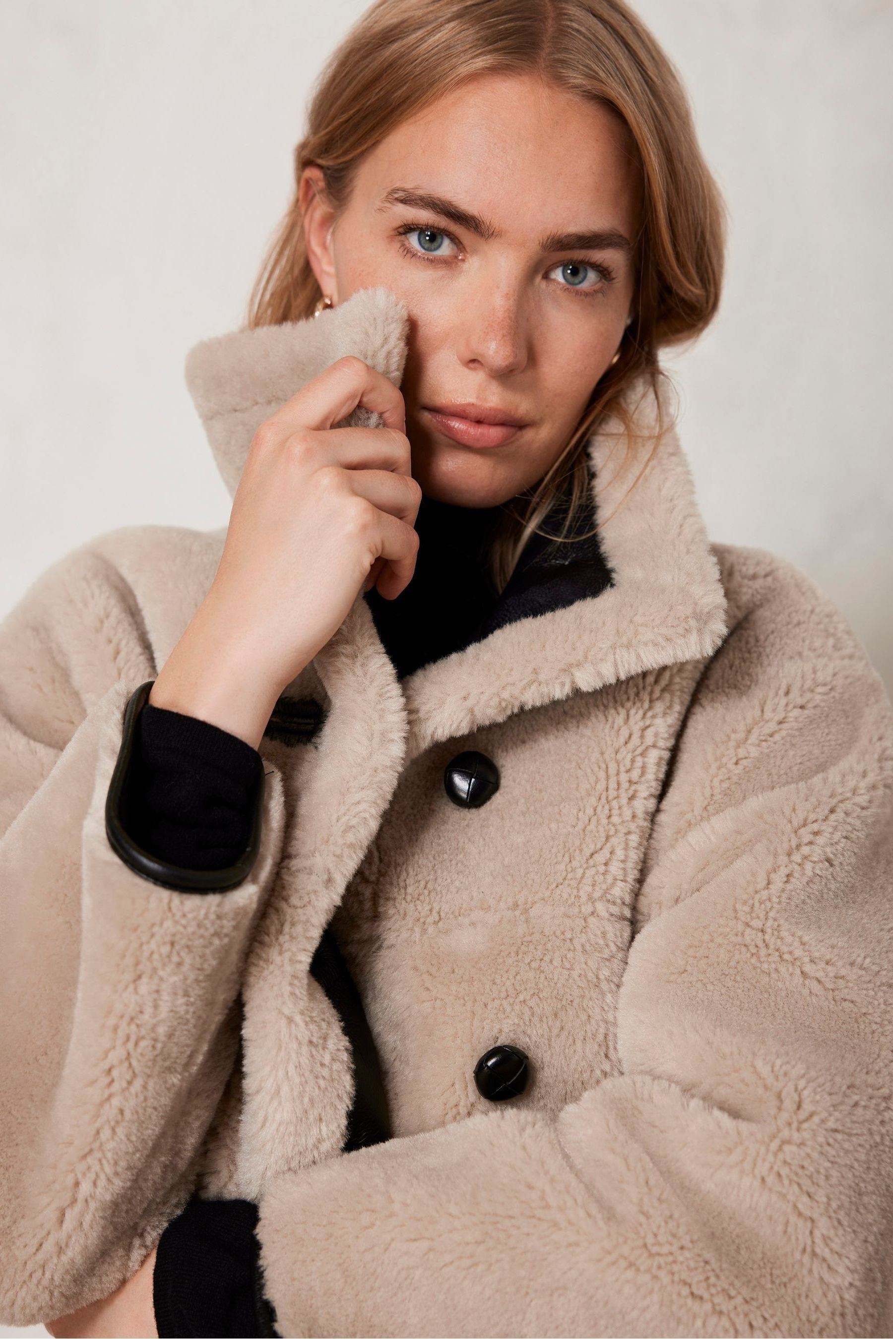 Mint funnel neck coat deals