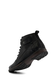 Dune London Black Heavy Duty Leather Simon Ankle Boots - Image 7 of 8