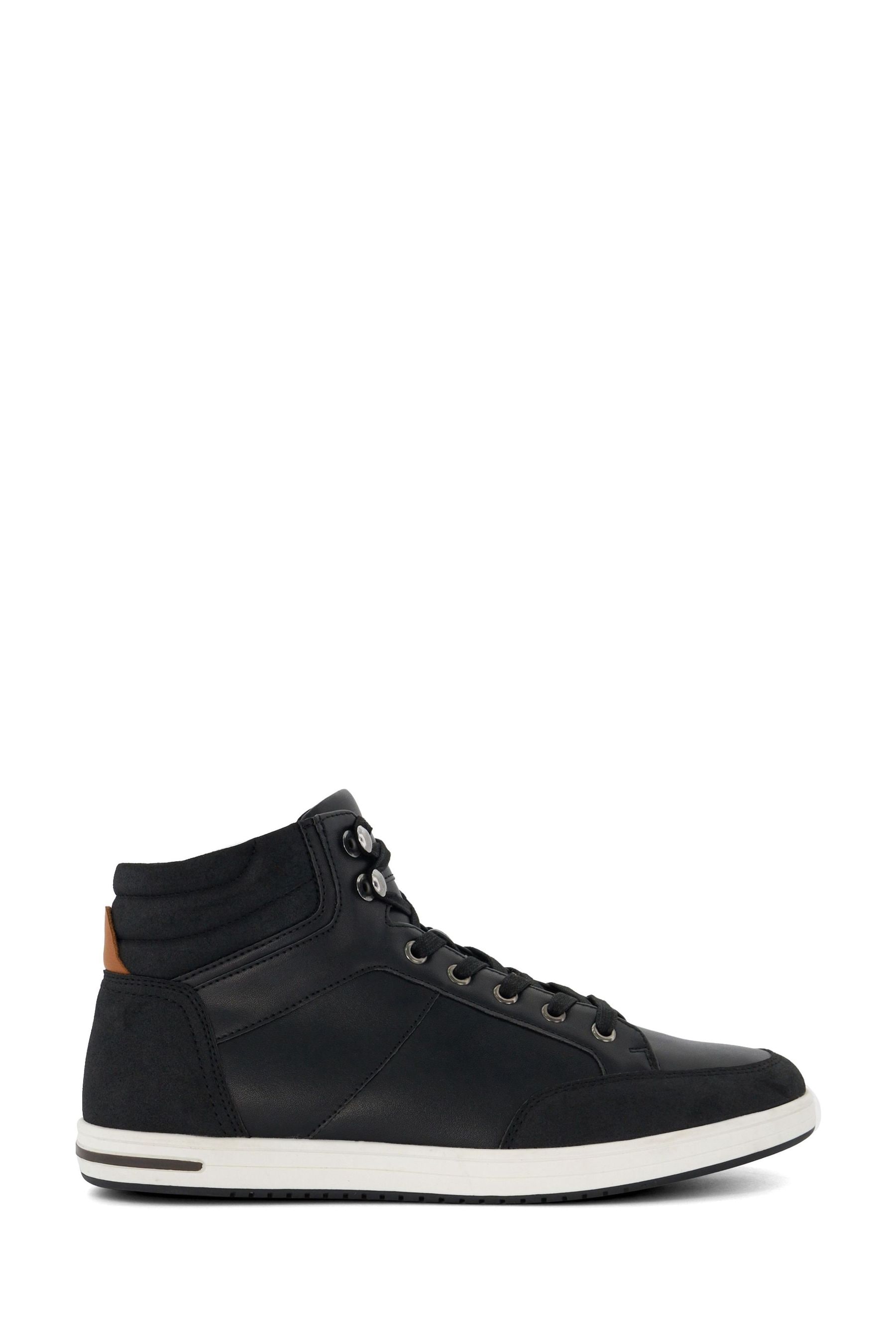 Buy Dune London Black Suttonn Panel Detail High Top Trainers from the Next UK online shop