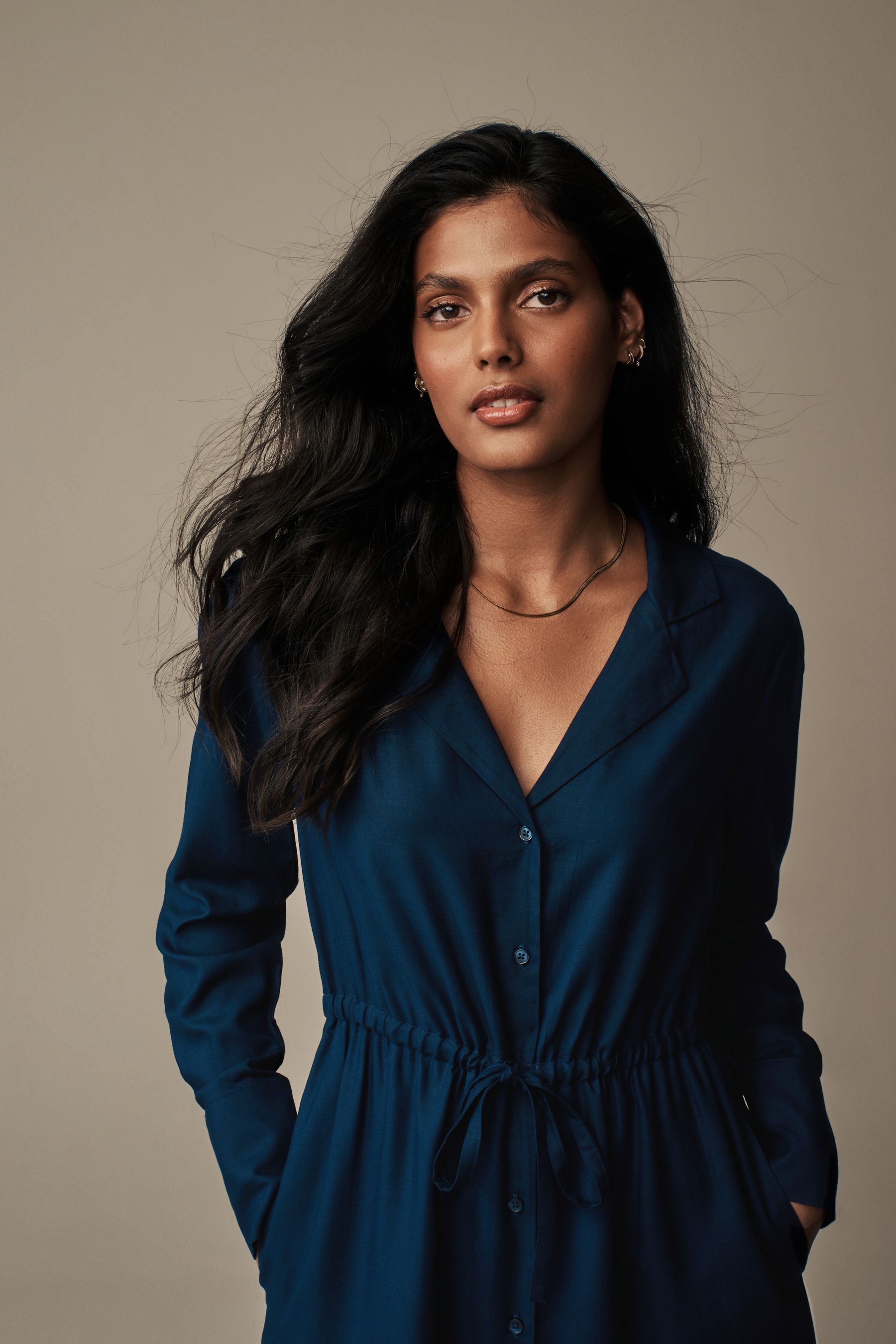 Buy Laura Ashley Navy Midaxi Shirt Dress from the Next UK online shop