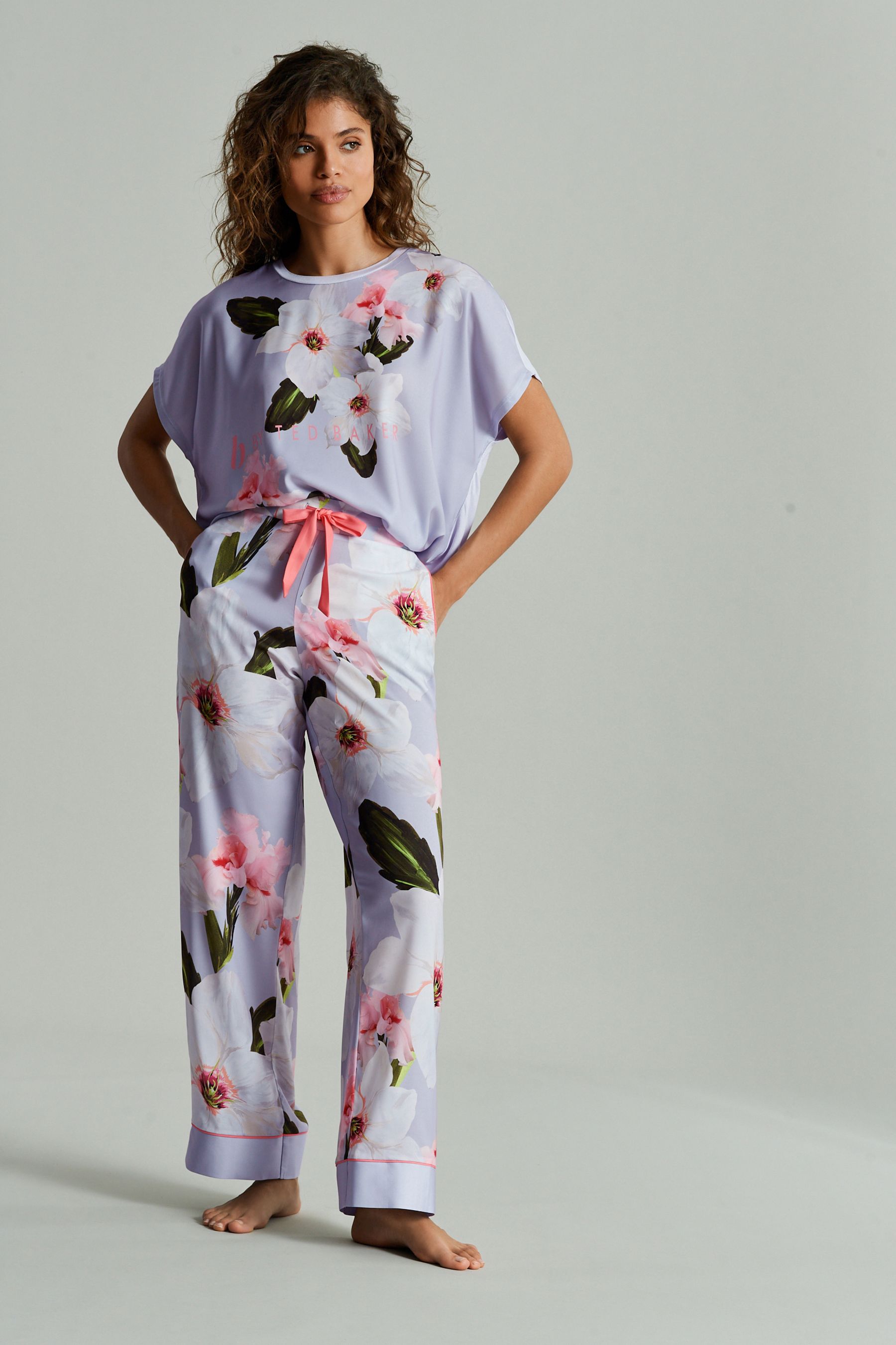 Buy B by Ted Baker Satin Jersey Viscose Pyjama Set from the Next UK online shop
