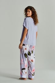 B by Ted Baker Satin Jersey Viscose Pyjama Set - Image 3 of 10