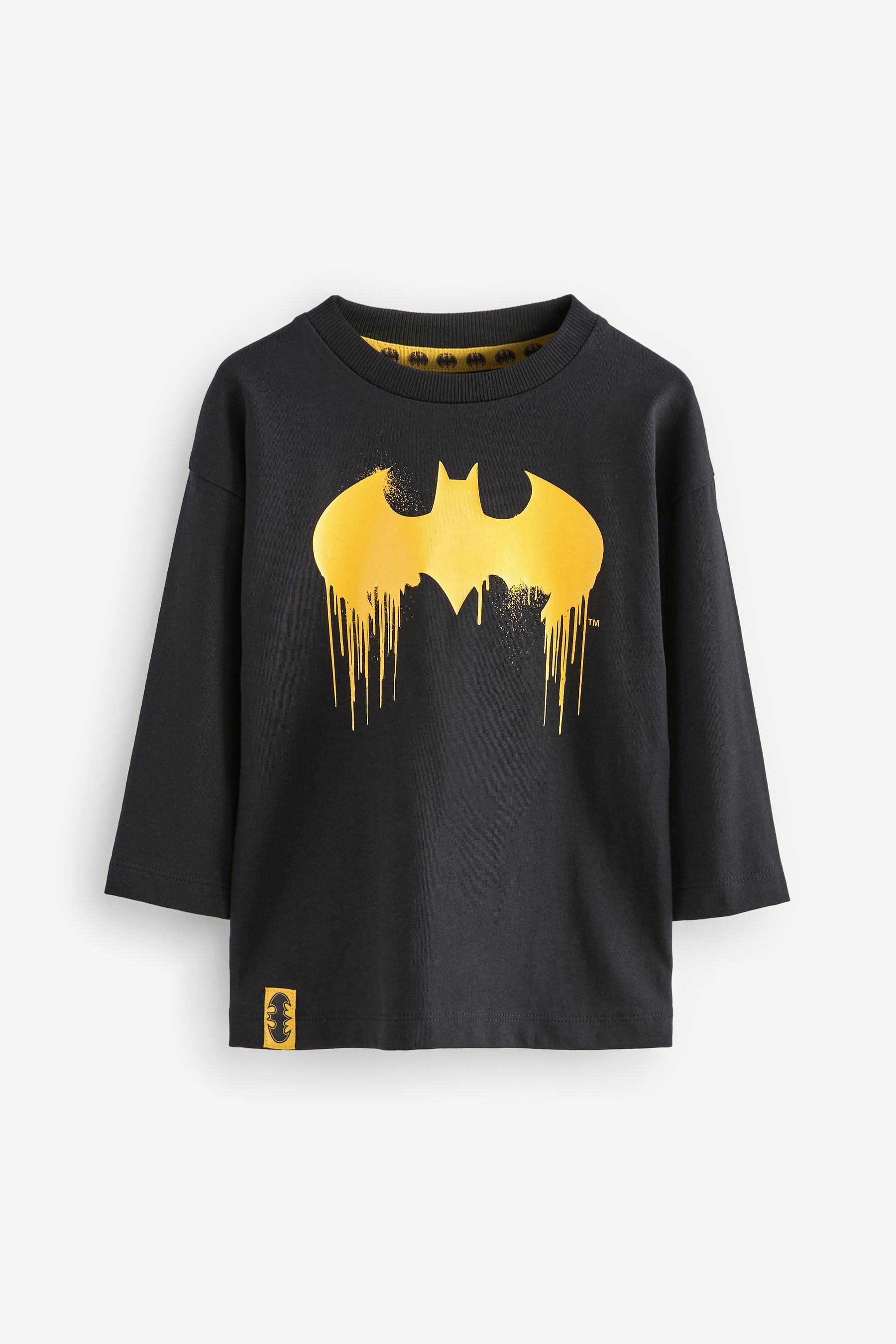 Buy Black 100 Cotton Batman Long Sleeve T Shirt 3mths 8yrs from the Next UK online shop
