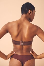 Chocolate Brown Push Up Strapless Multiway Bra - Image 3 of 7